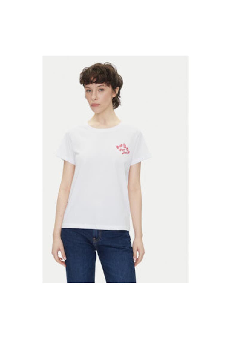 Tricou dama PL506070 - Bumbac - XL INTL - Alb