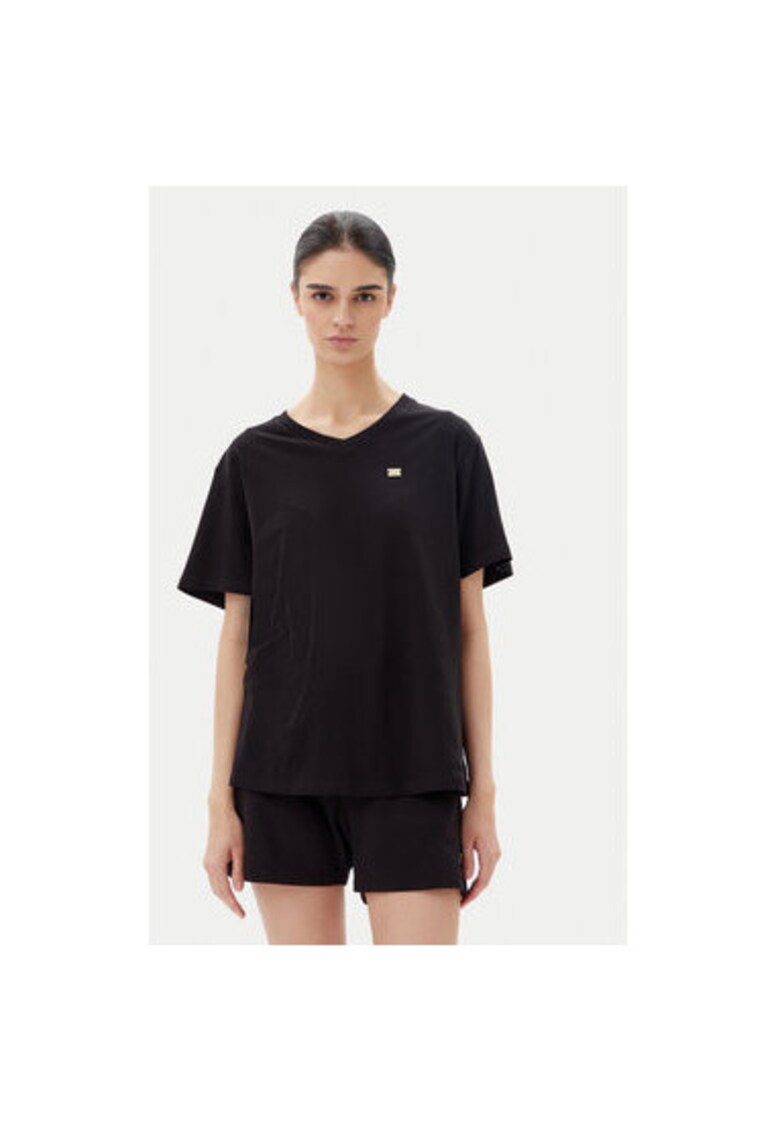 Tricou dama Emporio Armani - 7W000029 AF10373 - Bumbac - 2XL INTL - Negru