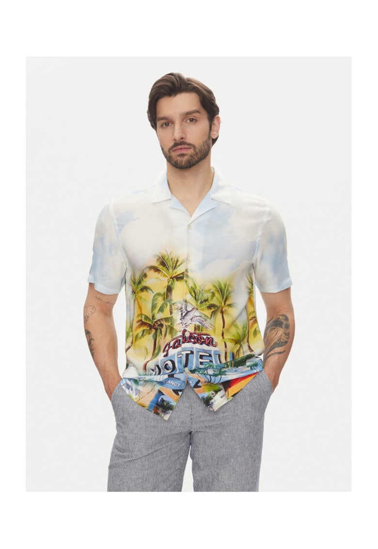 Camasa barbati 30-203735 - Viscoza - Multicolor - Multicolor