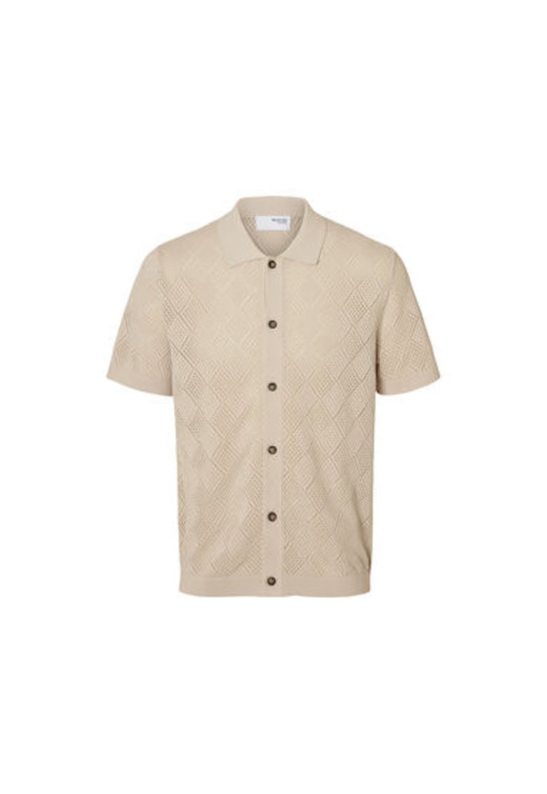 Camasa barbati 16097564 - Bumbac organic - Bej - Bej