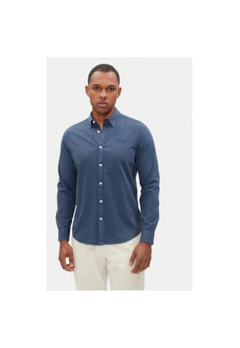 Camasa barbati PM308274 - Bumbac - Albastru - Albastru