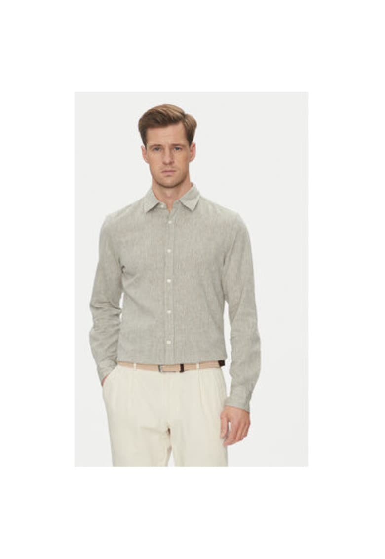 Camasa barbati 10013335 30045977 - In/Bumbac - Verde - Verde