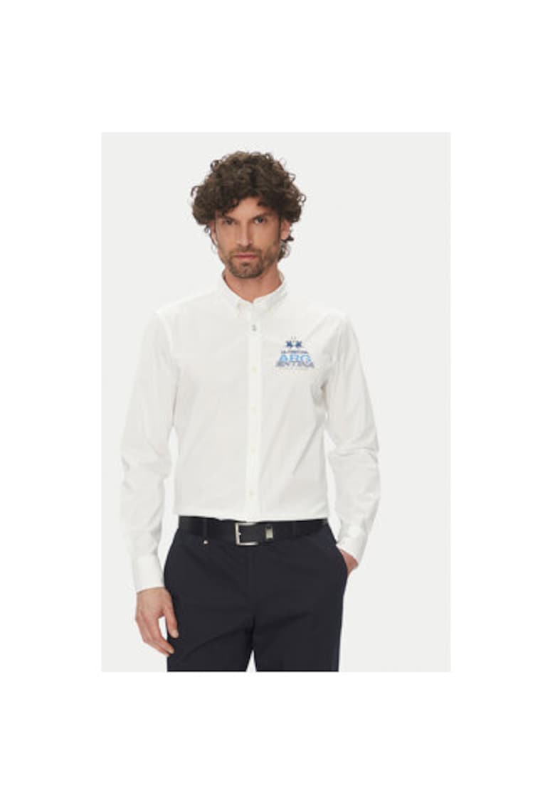Camasa barbati MAC601 PP483 - Bumbac - Alb - Alb