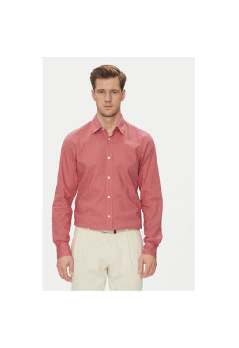 Camasa barbati 10013335 30045977 - In/Bumbac - Rosu - Rosu