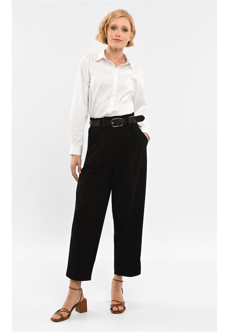 Pantaloni eleganti R-Isa pentru femei - negru