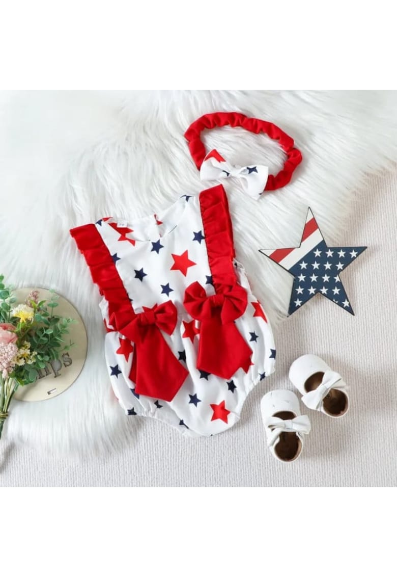 Body Model AL 12434 Danny cu stelute - 6-9 luni -