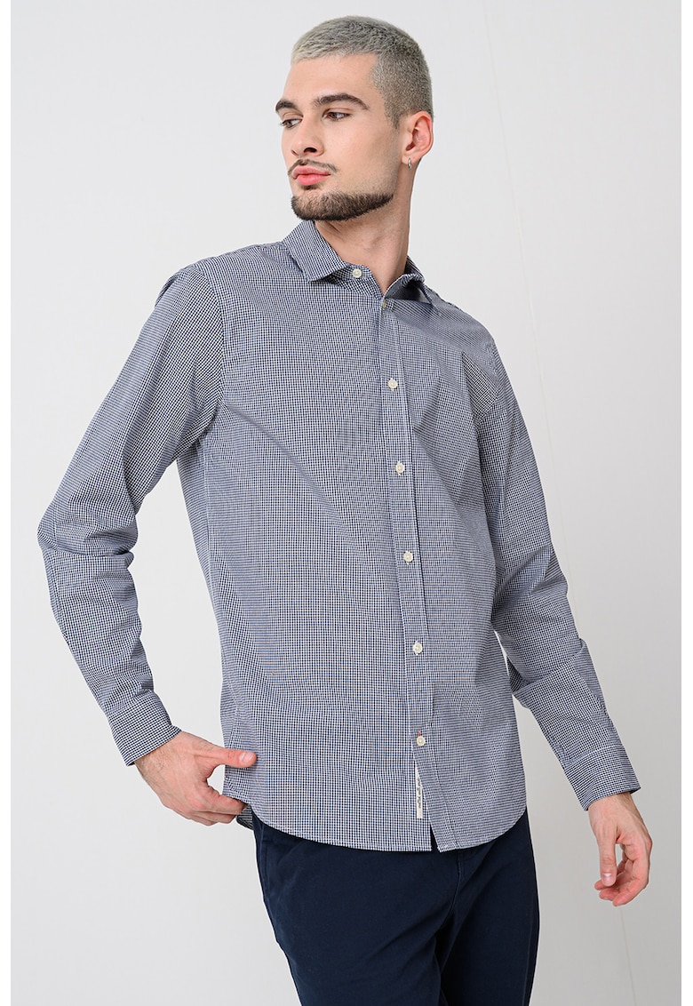 Camasa in carouri din amestec de bumbac Camasa in carouri din amestec de bumbac