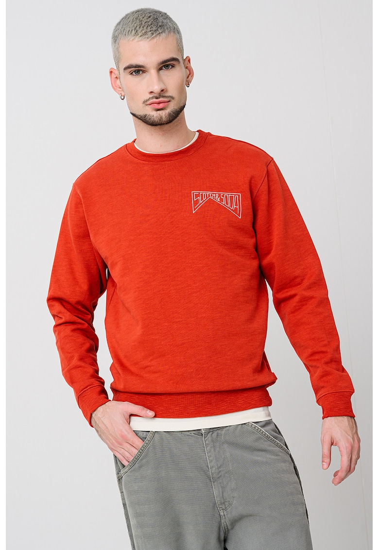 Bluza de trening din bumbac cu logo