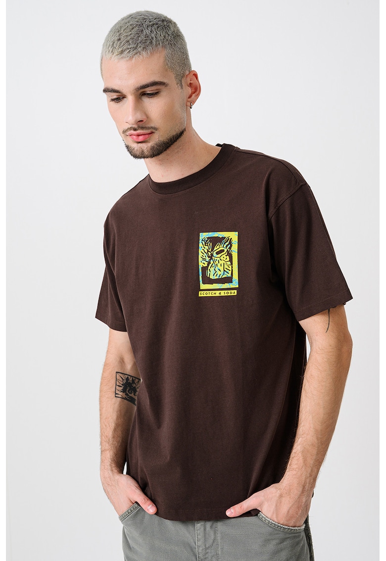 Tricou de bumbac cu design grafic