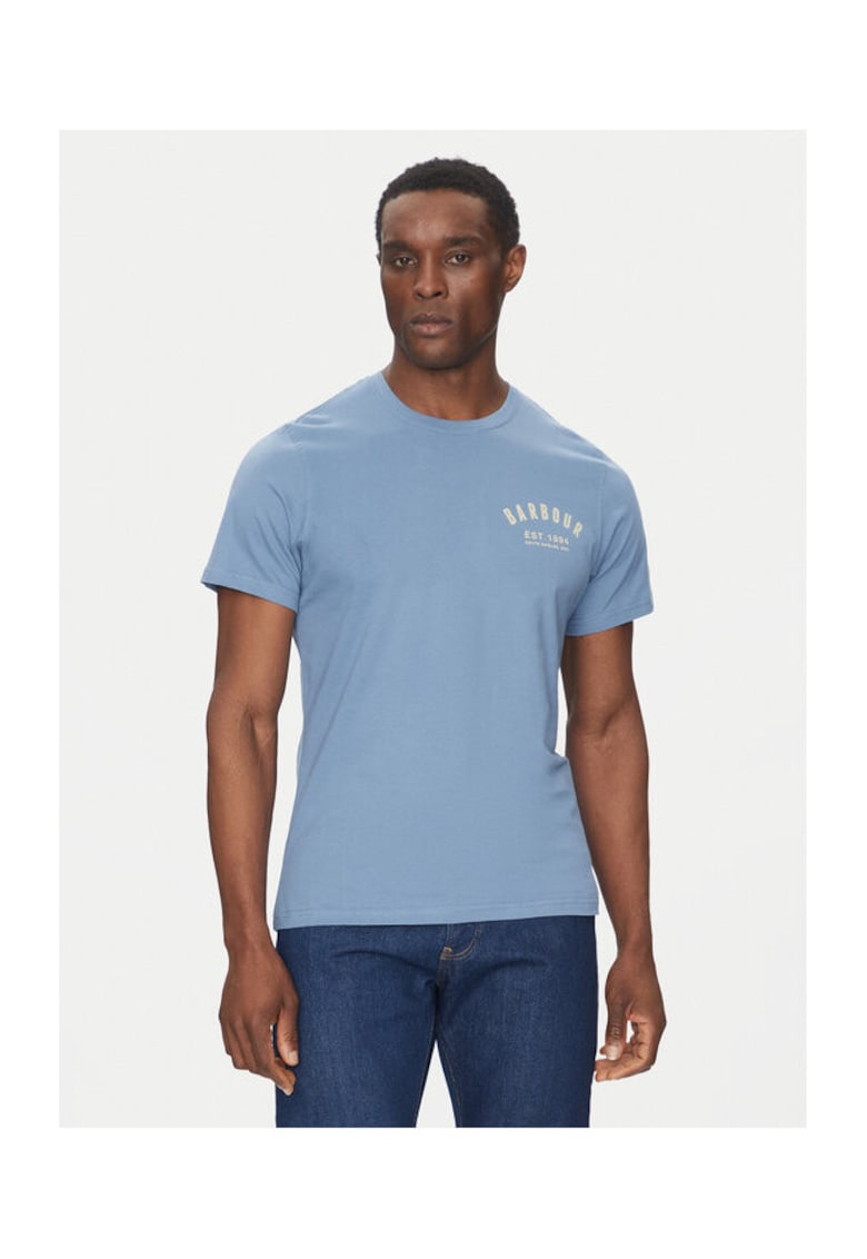 Tricou barbati MTS0502BU27 - Bumbac - Albastru - Albastru