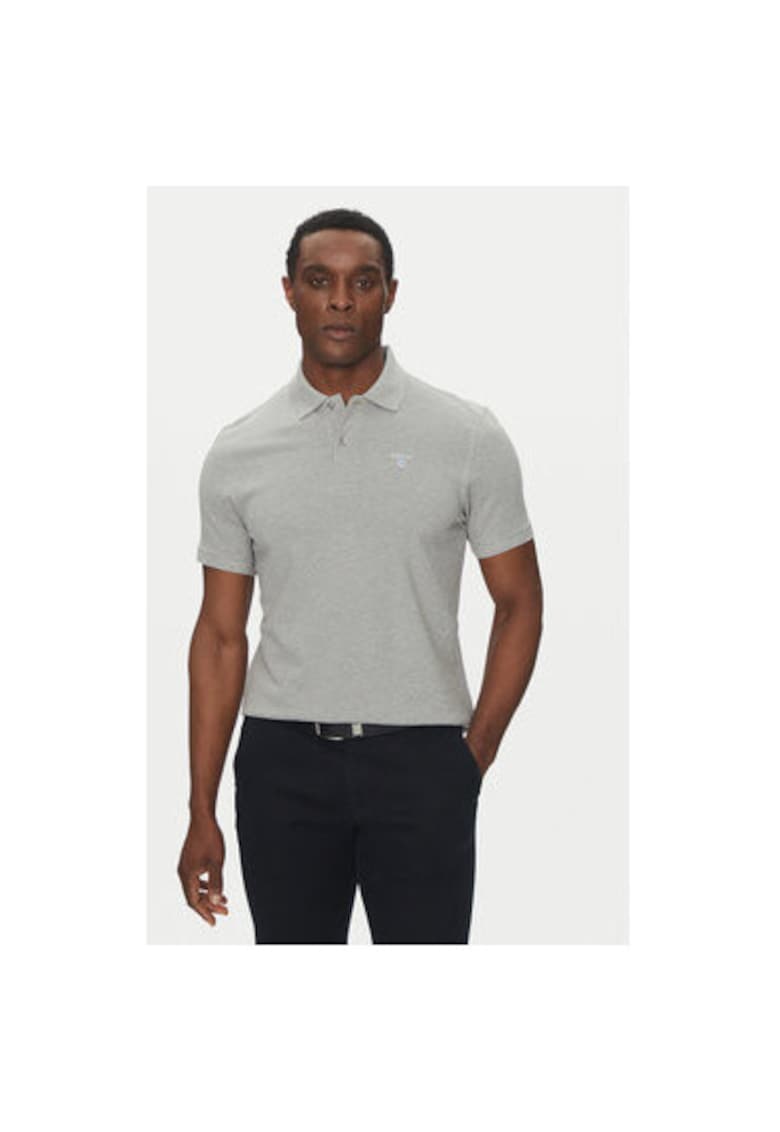 Tricou polo barbati MML0358GY52 - Bumbac - Gri - Gri