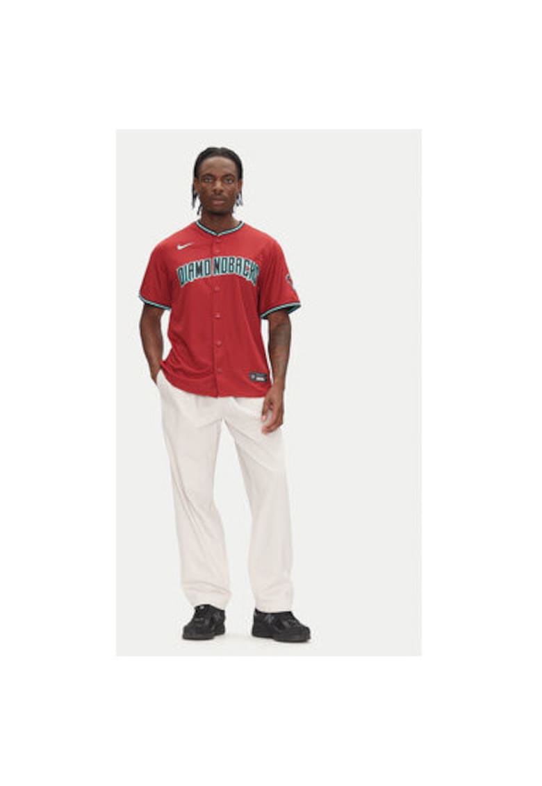 Tricou barbati LM25-DKA2-DQS-1U2 - Poliester - Visiniu - Visiniu