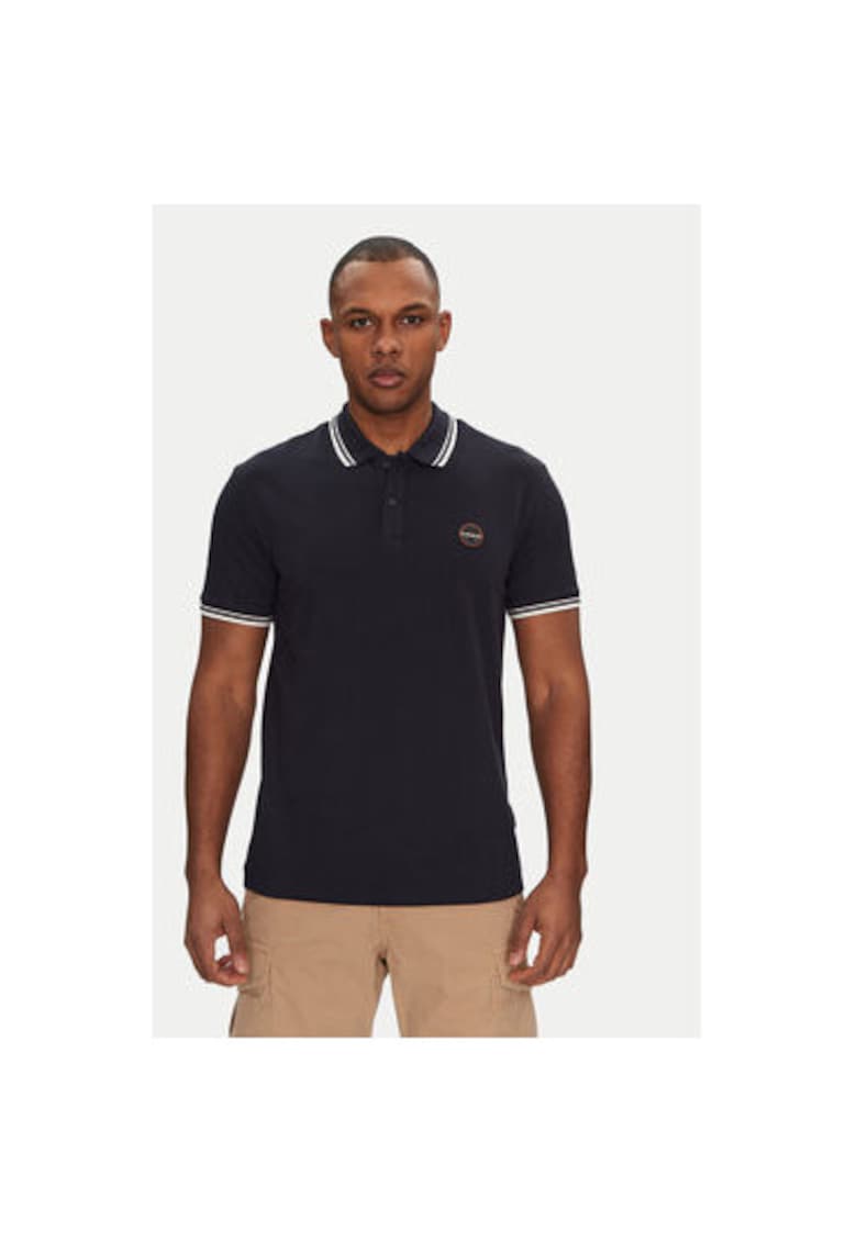 Tricou polo barbati NP0A4ID51761 - Bumbac - Bleumarin - Bleumarin