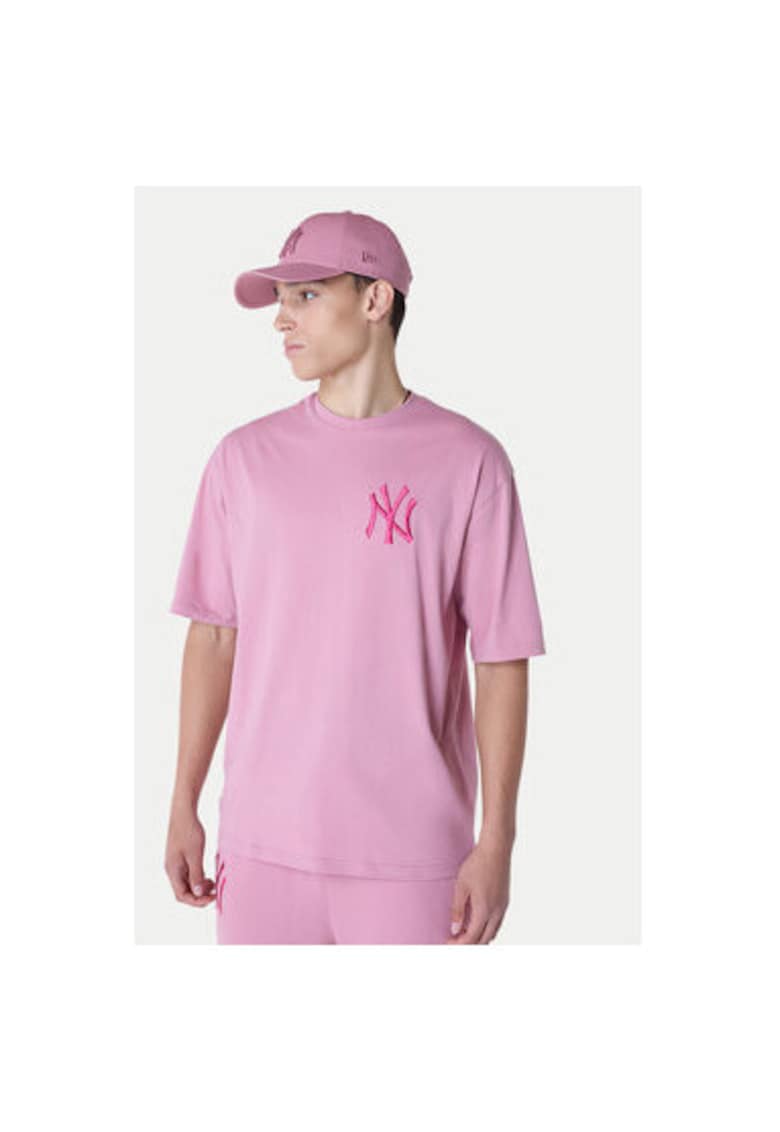 New Era Tricou barbati 60596181 - Bumbac - M INTL - Roz