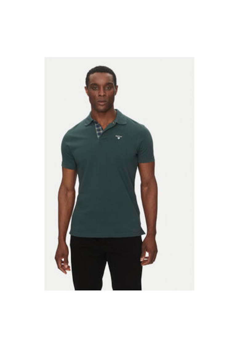 Tricou polo barbati MML0012GN89 - Bumbac - Verde - Verde