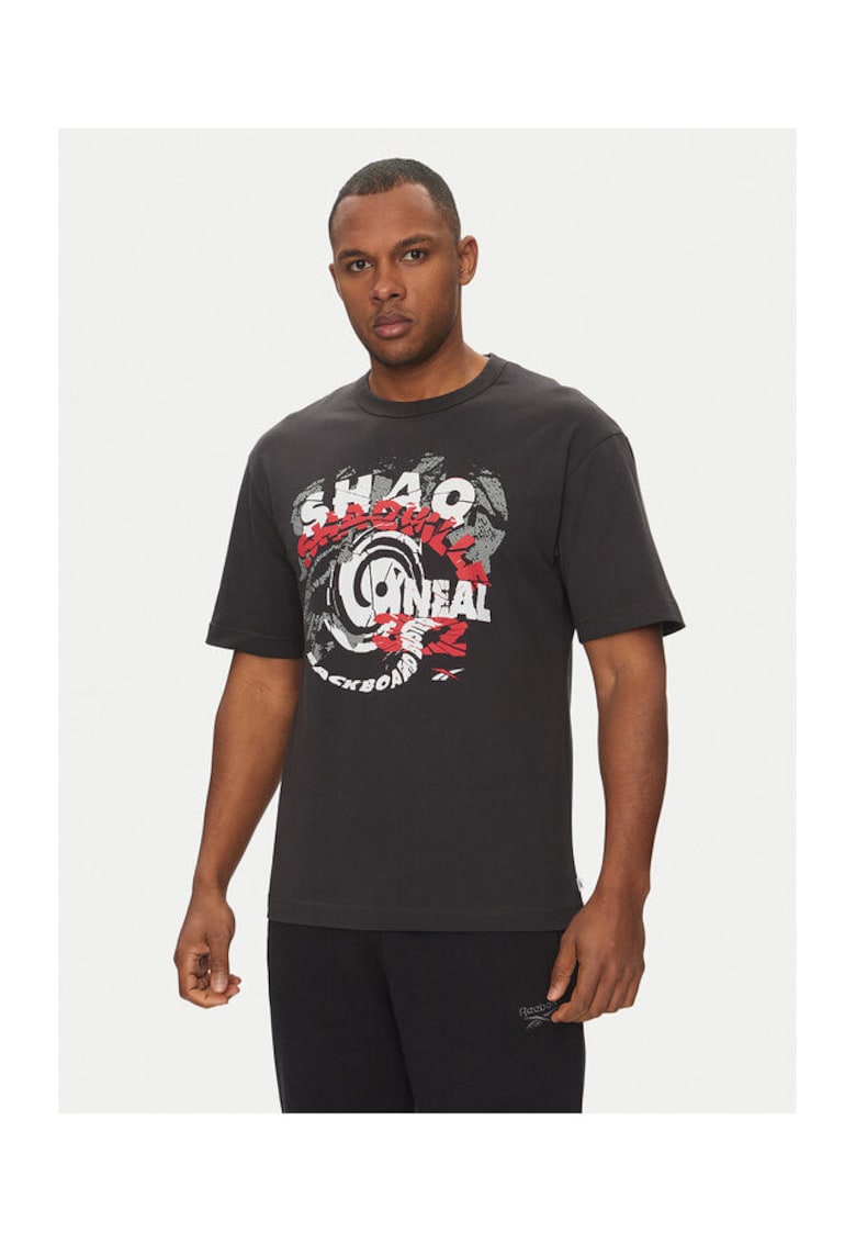 Tricou barbati 100218842 - Bumbac - Negru - Negru