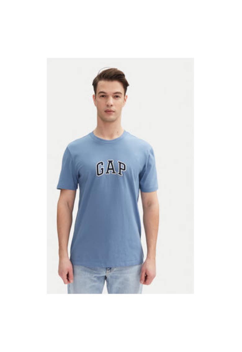 Tricou barbati 570044-36 - Bumbac - XS INTL - Albastru