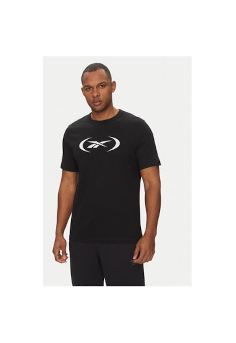 Tricou barbati 100214159 - Bumbac - Negru - Negru