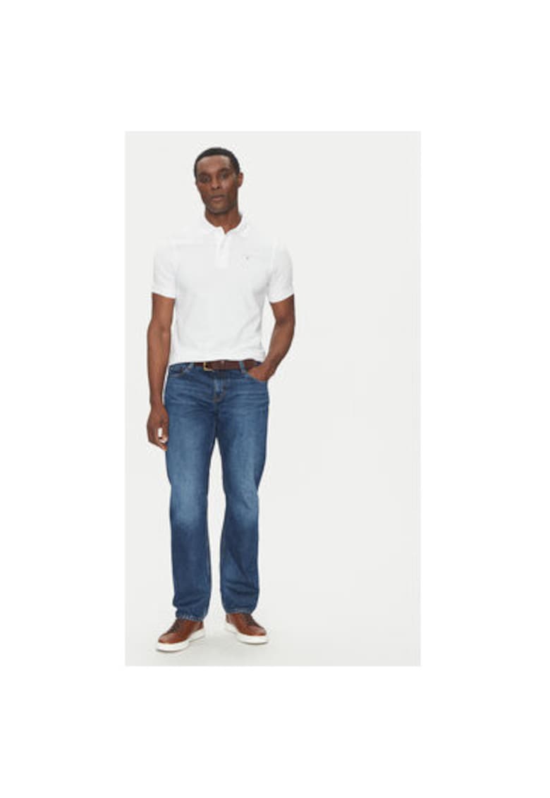 Tricou polo barbati MML0358WH11 - Bumbac - S INTL - Alb