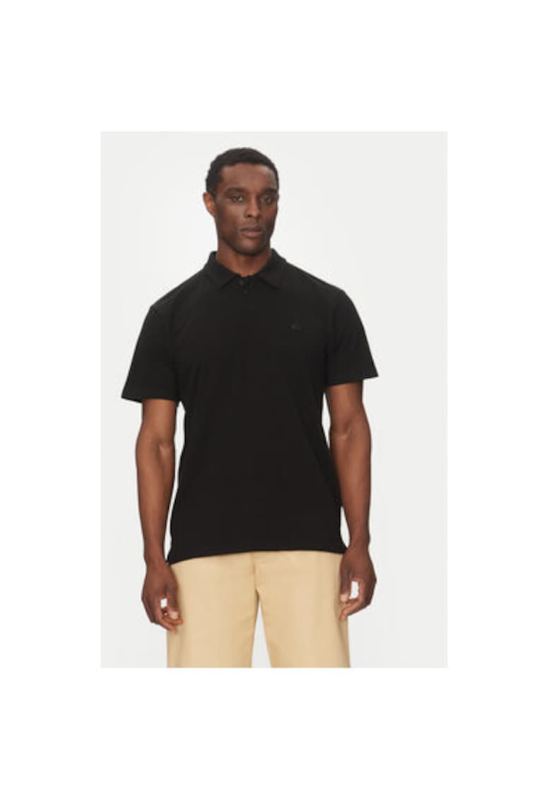 Tricou polo barbati EQYKT04375-KVJ0 - Bumbac - Negru - Negru