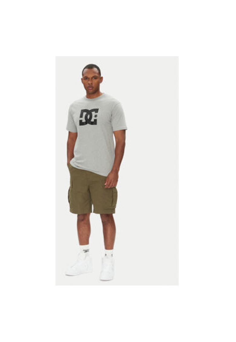 Dc Tricou barbati ADYZT05373 - Bumbac - Gri - Gri