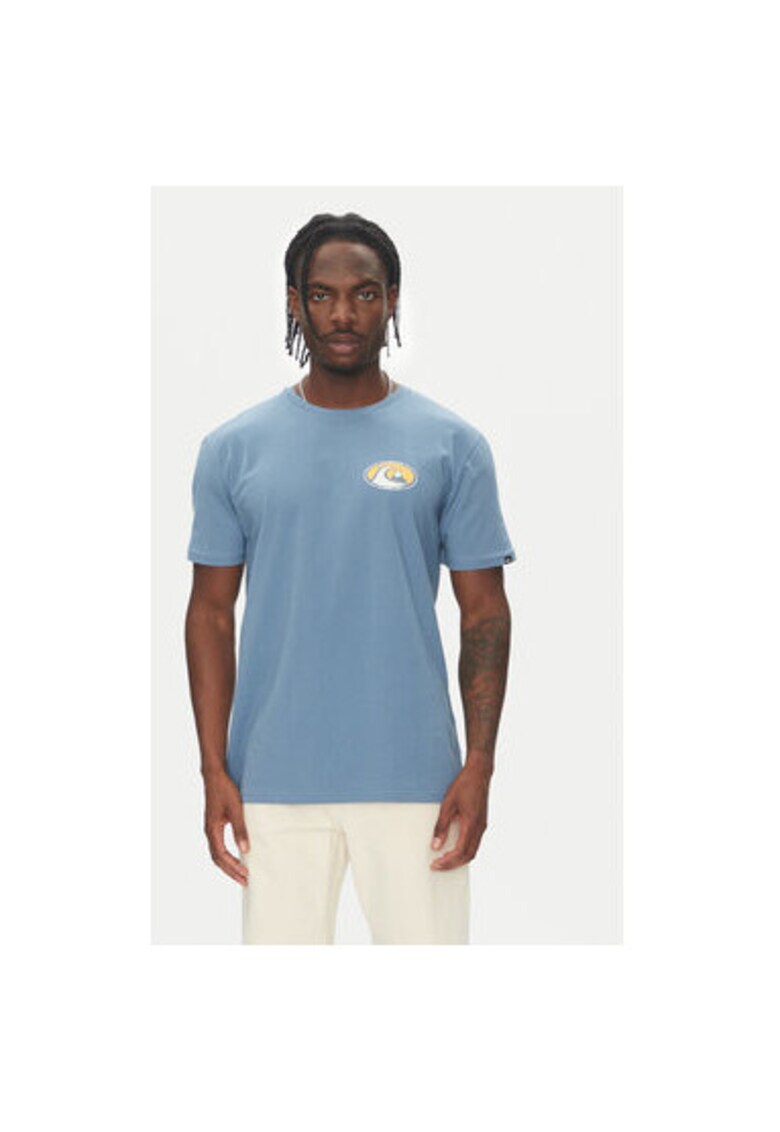 Tricou barbati  EQYZT08050 - Bumbac - Albastru