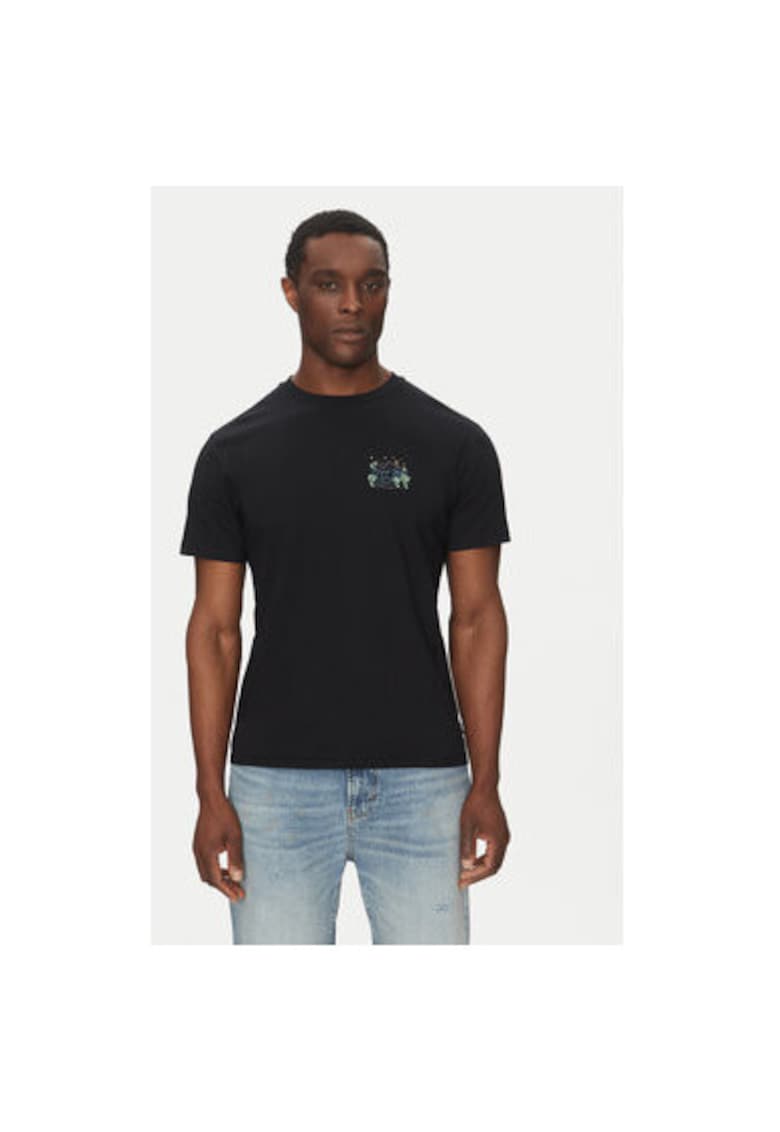 Tricou barbati EBYZT00296-BLK - Bumbac - Negru