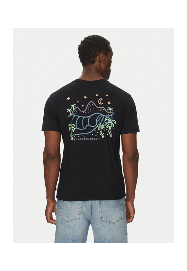 Tricou barbati EBYZT00296-BLK - Bumbac - Negru - Negru