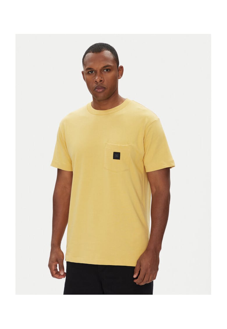Tricou barbati ADYKT03246 - Bumbac - Galben - Galben