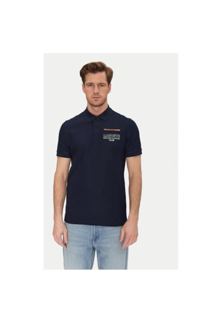 Tricou polo barbati  PH8742 - Bumbac - Bleumarin