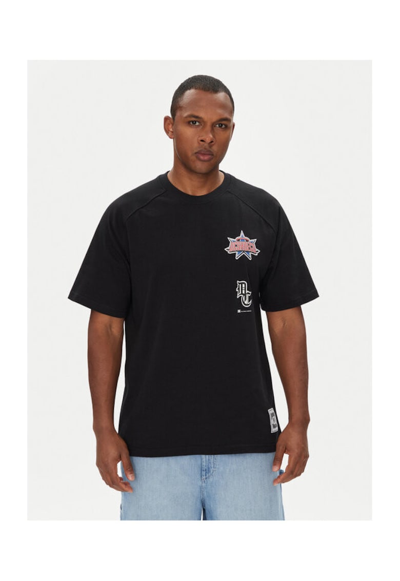 Tricou barbati ADYKT03256 - Bumbac - Negru - Negru