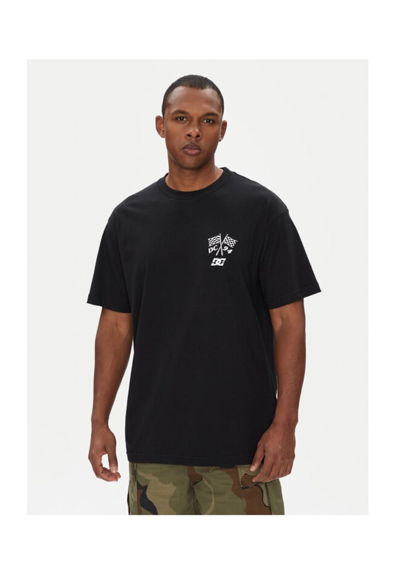 Tricou barbati ADYZT05467 - Bumbac - Negru - Negru