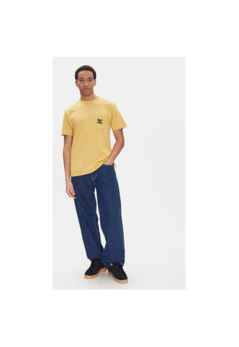 Tricou barbati ADYZT05377 - Bumbac/Bumac reciclat - Galben - Galben
