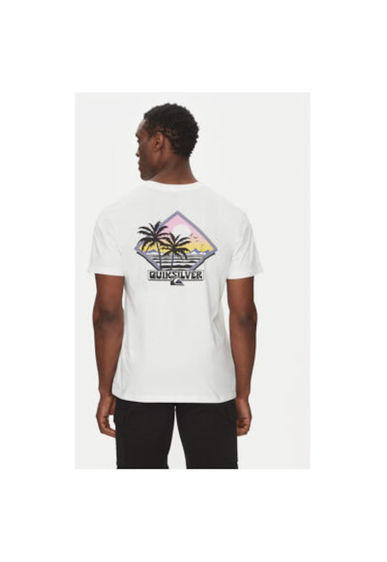 Tricou barbati  EQYZT08095-WBB0 - Bumbac - Alb