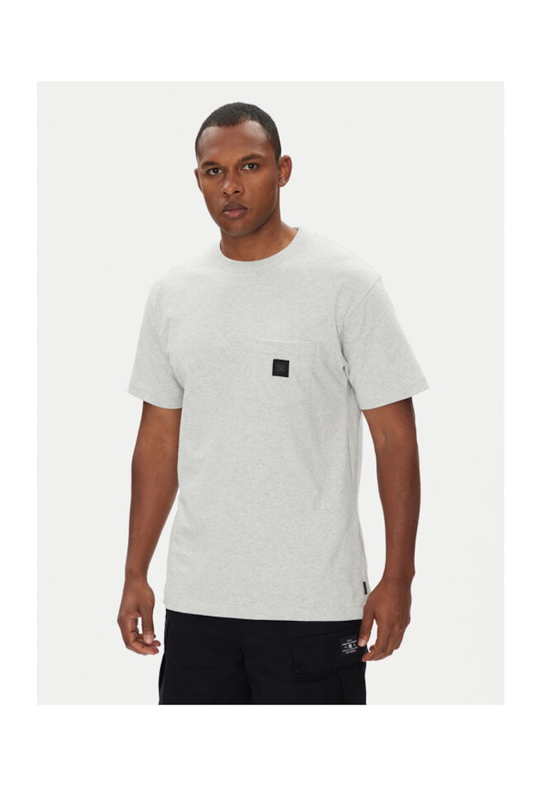 Tricou barbati - gri - 100% bumbac -