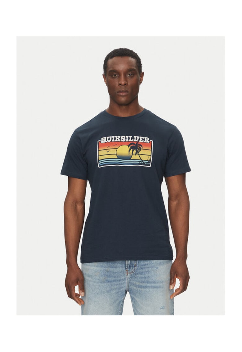Tricou barbati EQYZT08065-KTP0 - Bumbac - 456775 - Bleumarin