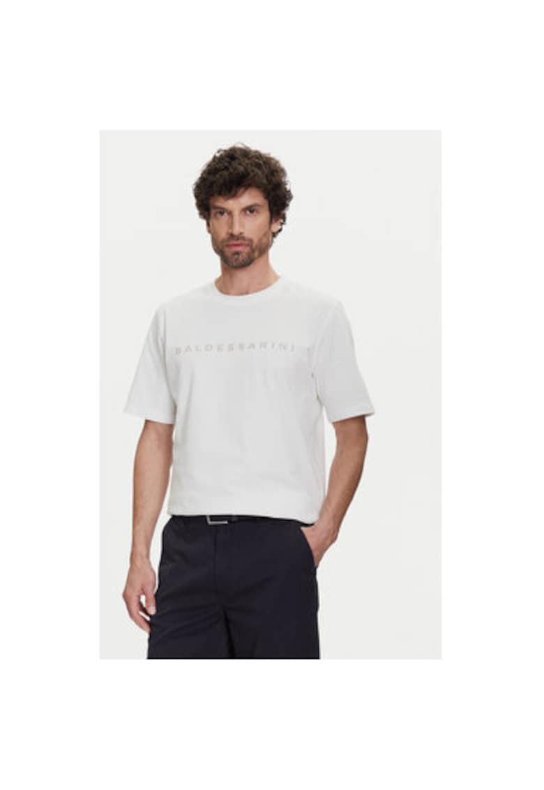 Tricou barbati B4 20082.5293 - Bumbac - Alb