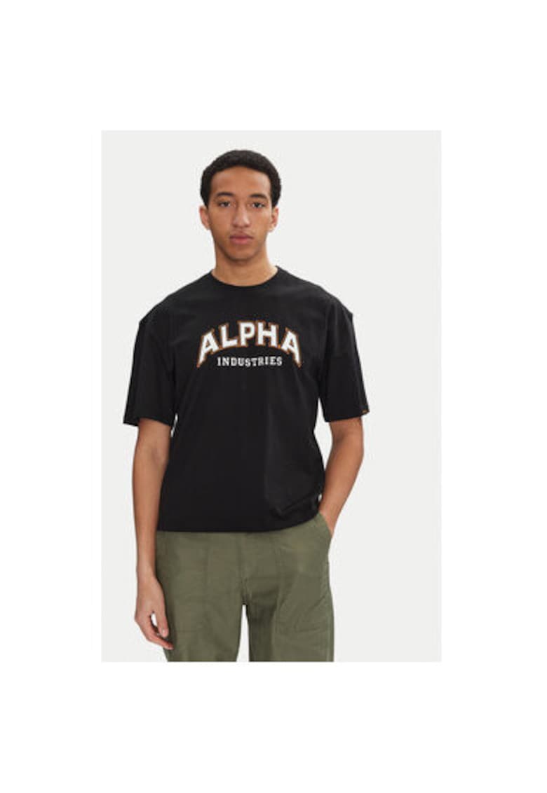 Tricou barbati 146501 - Bumbac - Negru