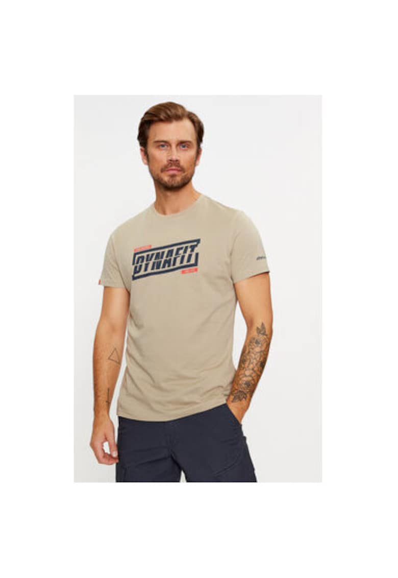 Tricou barbati  GRAPHIC CO M S/S TEE - Bumbac - Kaki