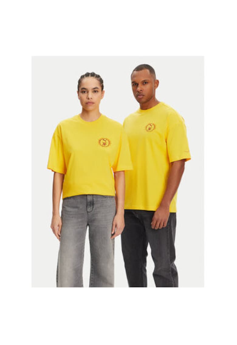 Tricou Unisex 630092 - Bumbac/Bumac reciclat - Galben - Galben