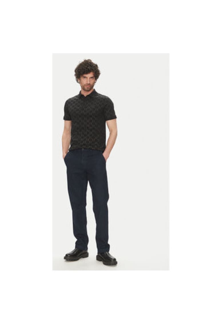 Tricou polo barbati 745070 552251 - Bumbac organic - Negru