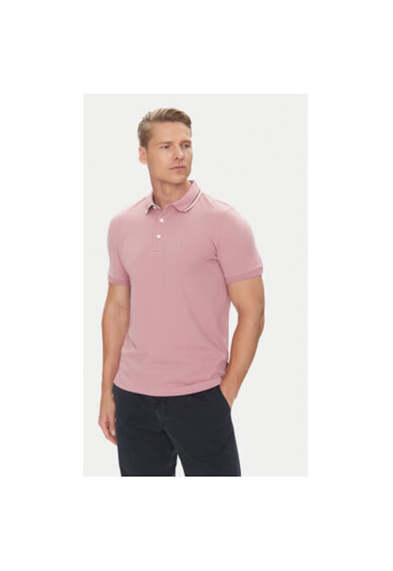Tricou polo barbati C5 21374.2112 - Bumbac - Roz - Roz