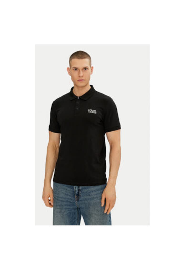Tricou polo barbati  745088 552235 - Bumbac - Negru