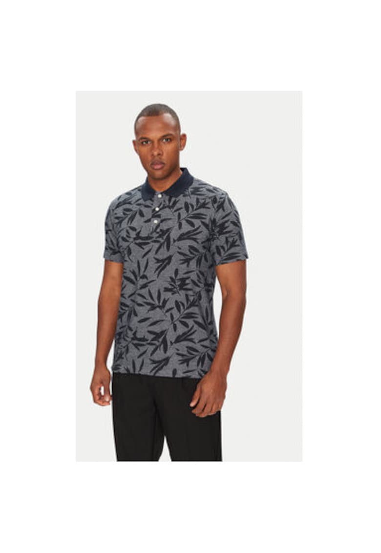 Tricou polo barbati C5 21434.2117 - Bumbac - Bleumarin - Bleumarin