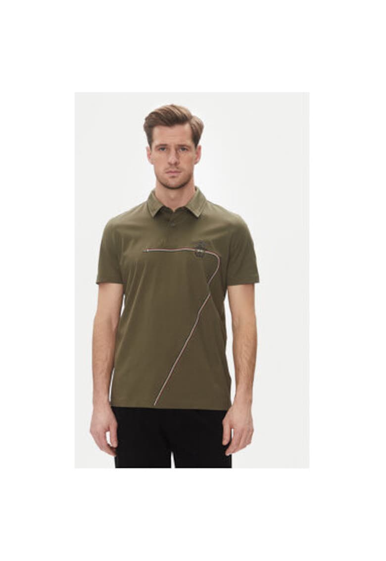 Tricou polo barbati  251PO1862J682 - Bumbac - Kaki
