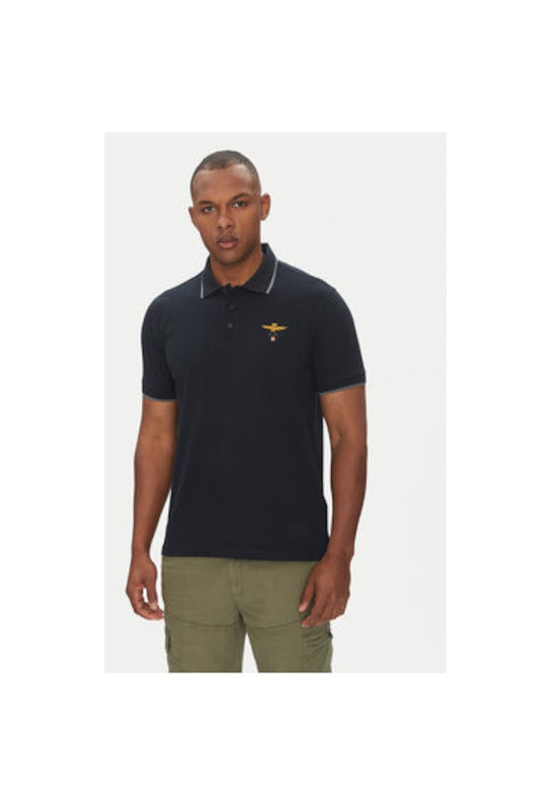 Tricou polo barbati  251PO1308P82 - Bumbac - Bleumarin