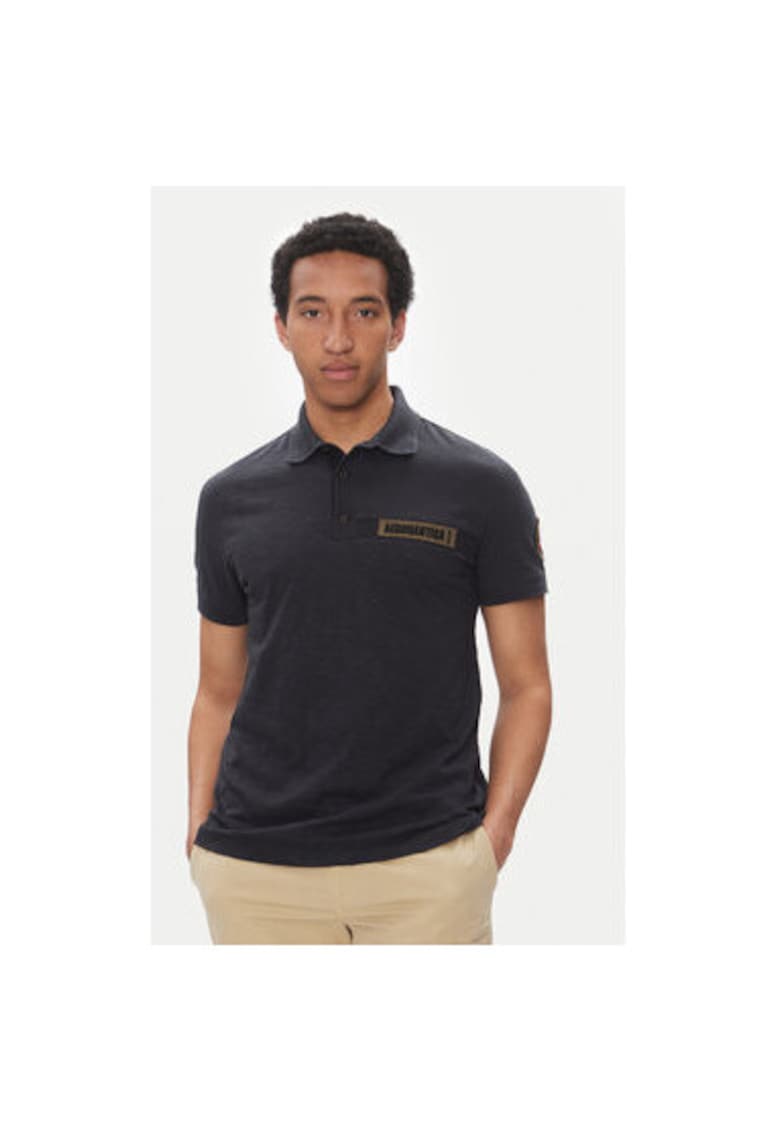 Tricou polo barbati  251PO1865J680 - Bumbac - Bleumarin