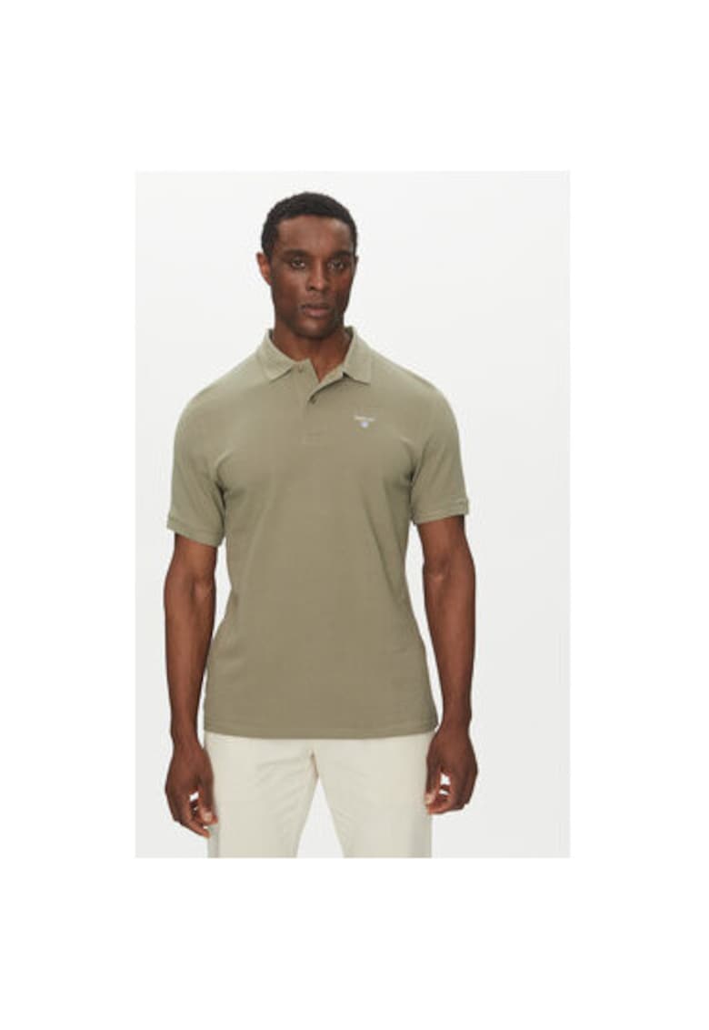 Tricou polo barbati MML0358OL38 - Bumbac - Kaki