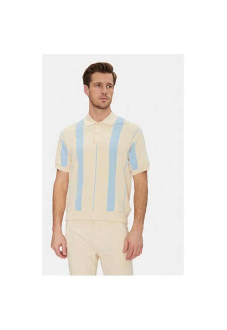 Tricou polo barbati 20717954 - Bumbac - Bej