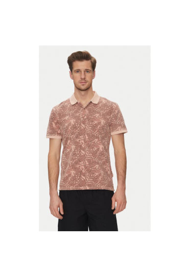 Tricou polo barbati 20718251 - Bumbac - Roz